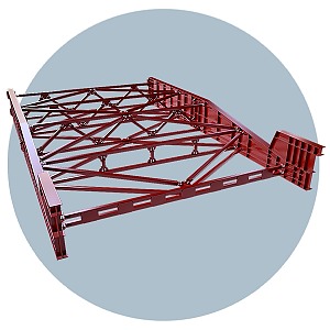 Аванбек для надвижки пролетного строения