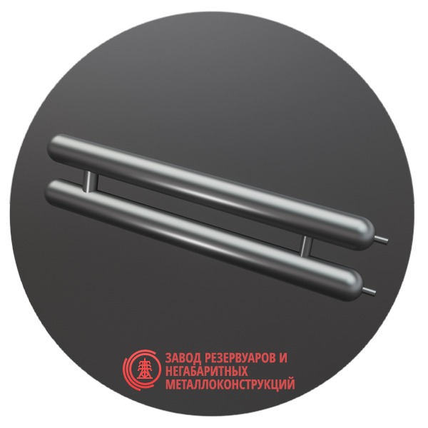 Регистры отопления двухрядные РСЭ-2x159x4.0-10000 мм