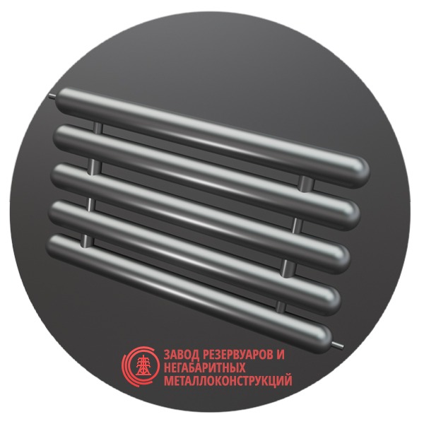 Регистры отопления пятирядные РСЭ-5x89x3.0-10000 мм