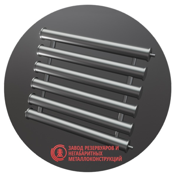 Регистры отопления шестирядные РСП-6x114x4.0-4000 мм